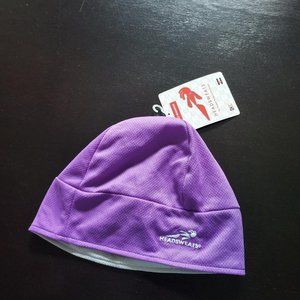 NWT Headsweats performance cap.  Reversible Purple/grey.  One size.
